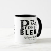 Die perfekte Mischung für Hochzeitsfeiern Tasse (VorderseiteRechts)