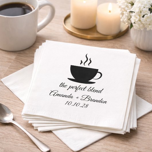 Die perfekte Mischung für Kaffeeliebhaber Serviette