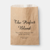 die perfekte Mischung ,Hochzeit danke minimalistis Geschenktütchen (Vorderseite)