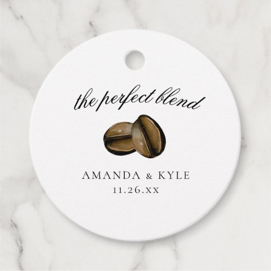 Die perfekte Mischung | Hochzeit Vielen Dank für I Geschenkanhänger (Vorderseite)