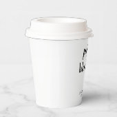 Die perfekte Mischung Hochzeitskaffee-Papierbecher Pappbecher (Rechts)