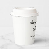 Die perfekte Mischung | Kaffee Lover Wedding Pappbecher (Rechts)