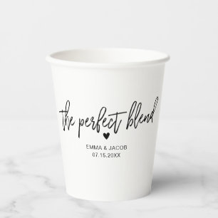 Die perfekte Mischung, Tee oder Kaffee Pappbecher