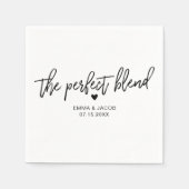 Die perfekte Mischung, Tee oder Kaffee Serviette (Vorderseite)