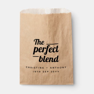 Die perfekte Mischung von Kaffeebohnen für Hochzei Geschenktütchen