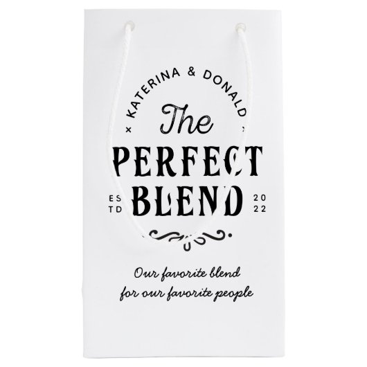 Die perfekte Mischverpackung für Gastgeschenk Hoch Kleine Geschenktüte (Rückseite)