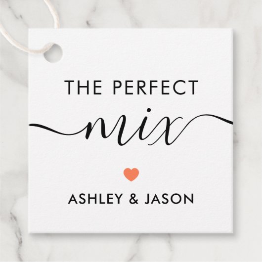 Die perfekte Mix-Gewürz- oder Trail-Mix-Geschenkma Geschenkanhänger (Vorderseite)