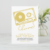 Die perfekte Mix-Hochzeit speichert das Datum {gel Save The Date (Stehend Vorderseite)