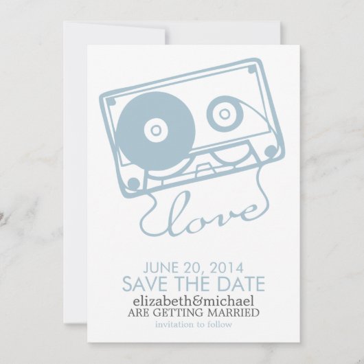 Die perfekte Mix-Hochzeit speichert das Datum {hel Save The Date (Vorderseite)