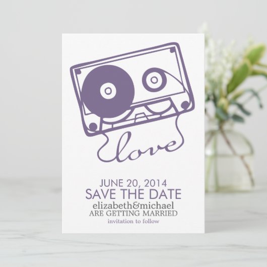 Die perfekte Mix-Hochzeit speichert das Datum {lil Save The Date (Stehend Vorderseite)