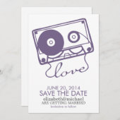 Die perfekte Mix-Hochzeit speichert das Datum {lil Save The Date (Vorne/Hinten)