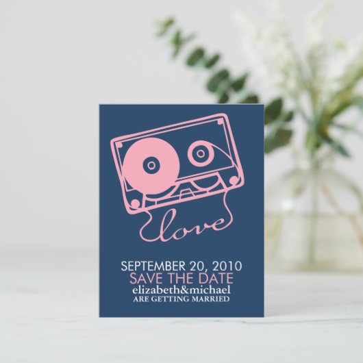 Die perfekte Mix-Hochzeit speichert das Datum Save The Date (Stehend Vorderseite)
