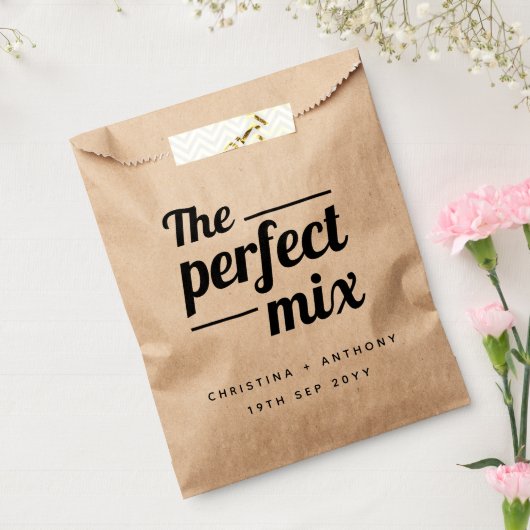 Die perfekte Mix-Hochzeitsjause-Tasche Geschenktütchen (Versiegelt)