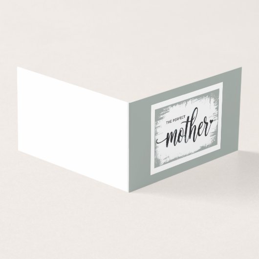 Die perfekte Mutterkarte für Mama (Vorderseite)