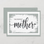 Die perfekte Mutterpostkarte für die Mama Postkarte (Vorne/Hinten)