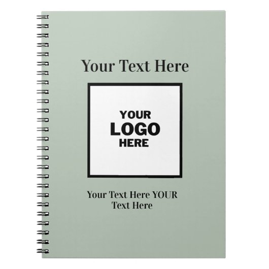 Die perfekte Notebook-Sage Green Wedding Notizblock (Vorderseite)