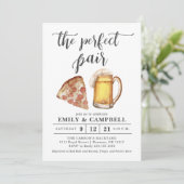 Die perfekte Paarung Einladung (Stehend Vorderseite)