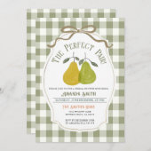 Die perfekte Paarung zum Peer Brautparty Einladung (Vorne/Hinten)