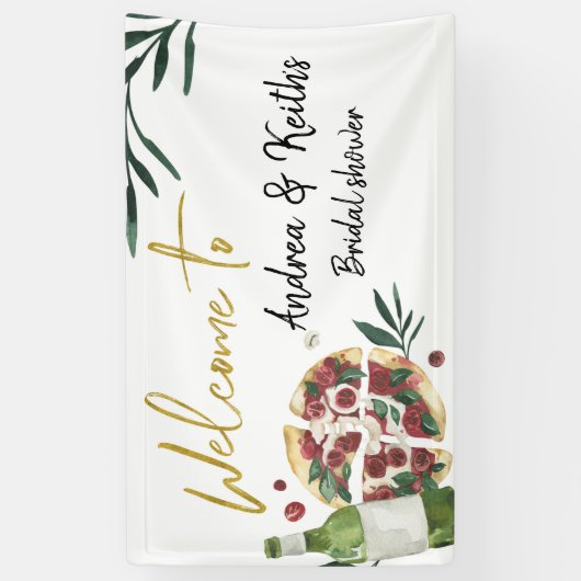 Die perfekte Pair Pizza und das große Banner (Vertikal)