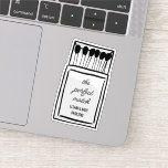 Die perfekte passende romantische Hochzeit Aufkleber<br><div class="desc">Feiern Sie Ihre Liebe und Ihr Jubiläum mit diesem handdoodled perfekten Match-Aufkleber.</div>