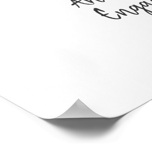 Die perfekte Pizza und das Begrüßungszeichen Poster (Ecke)