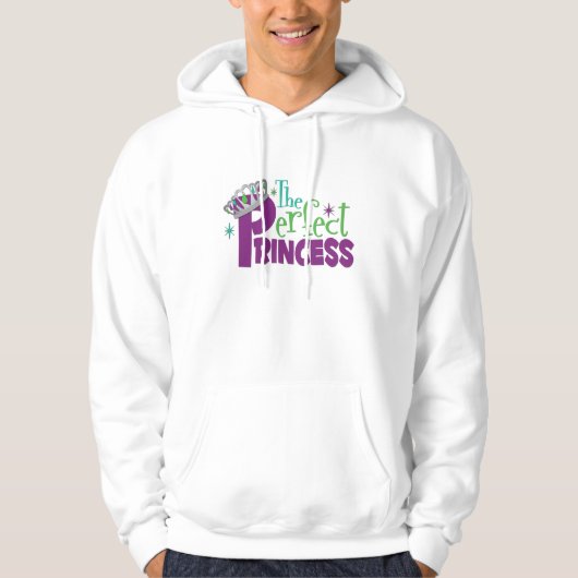die perfekte Prinzessin Hoodie (Vorderseite)