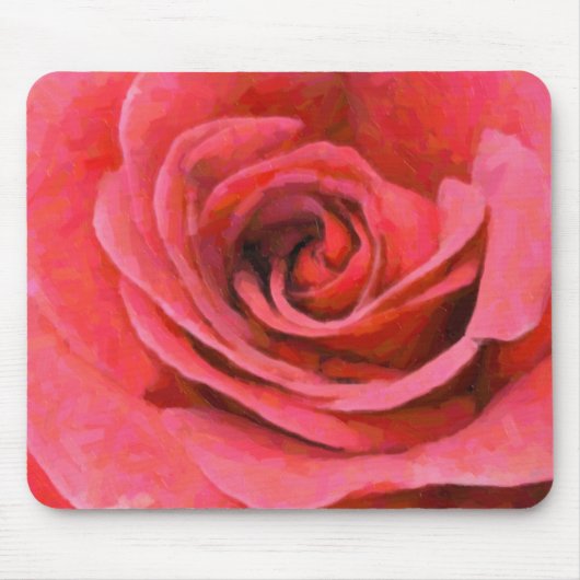 Die perfekte Rose Mousepad (Vorne)