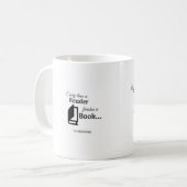 Die perfekte Tasse für Leser (Vorderseite Links)