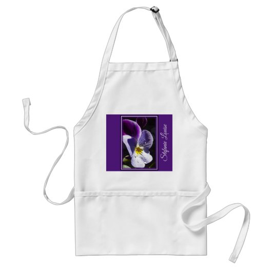 Die perfekte Viola-Blume Schürze (Vorne)