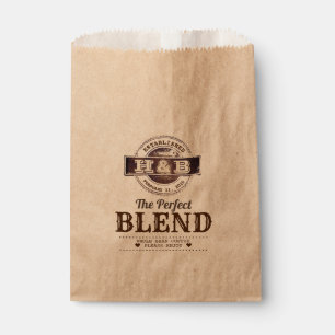 Die perfekten Blend-Hochzeitscoffee-Liebestaschen Geschenktütchen