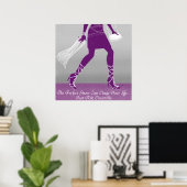 Die perfekten Schuhe - Moderne Aschenputtel Mode Poster (Heimbüro)