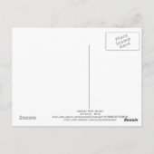 Die Perfektion der Natur Postkarte (Rückseite)