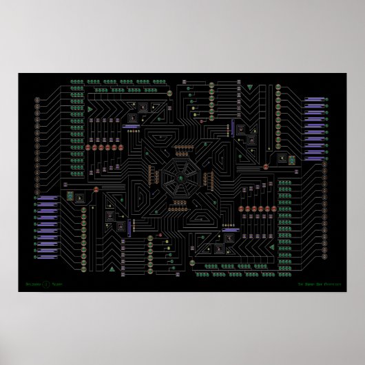 Die Perfektion des menschlichen Bienenstockes Poster (Vorne)