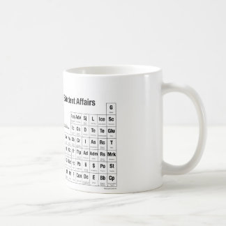 Die Periodensystem der Studienangelegenheiten Tass Kaffeetasse