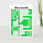 Die Periodensystem-Wort-Jagd Karte (Vorderseite)