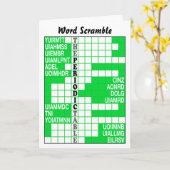 Die Periodensystem-Wort-Jagd Karte (Gelbe Blume)