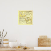 Die Perle und der Wolf und das Lamm Poster (Küche)