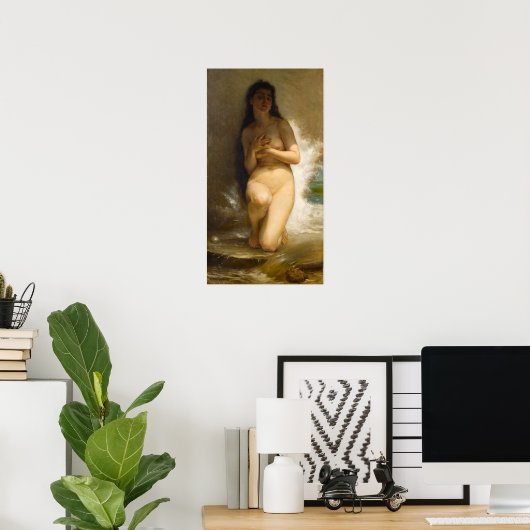 Die Perle von William-Adolphe Bouguereau Poster (Heimbüro)