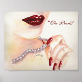 "Die Perlen!" 8x10 Print Poster (Vorne)