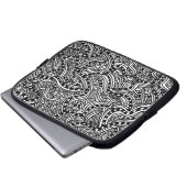 Die Perlen-Laptop-Hülse Laptopschutzhülle (Vorne Knopf)