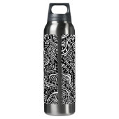 Die Perlenwasserflasche Isolierte Flasche (Rückseite)