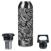 Die Perlenwasserflasche Isolierte Flasche (Geöffnet)