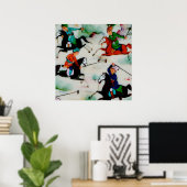 Die persischen Polo-Spieler Poster (Heimbüro)