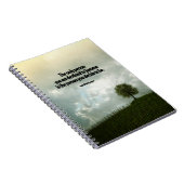 Die Person, die Sie sich entscheiden, motivierend Notizblock (Rechte Seite)