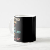 Die Person hinter mir, die Sie Problem Selbst-Lieb Kaffeetasse (Vorderseite Links)