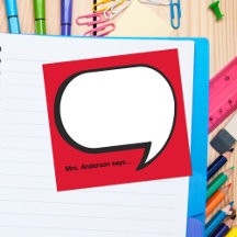 Die Personalisierte Denkblase des Lehrers