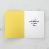 Die Personalisierte Geburtstagskarte des niedliche Karte (Innenseite)