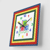 Die personalisierte (IRGENDEIN NAME) Uhr w/Numbers (Winkel)