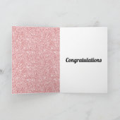 Die personalisierte Karte des neuen Babys der (Innenseite)