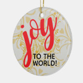 Die Personalisierte Keramik der Welt Ornament (Links)